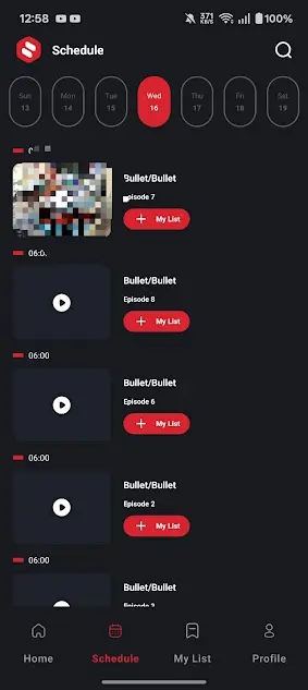 Screenshot of Hianime Android