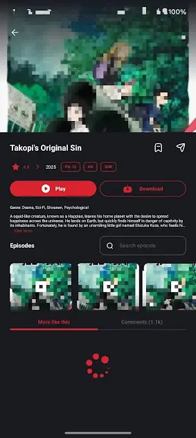 Screenshot of Hianime Download